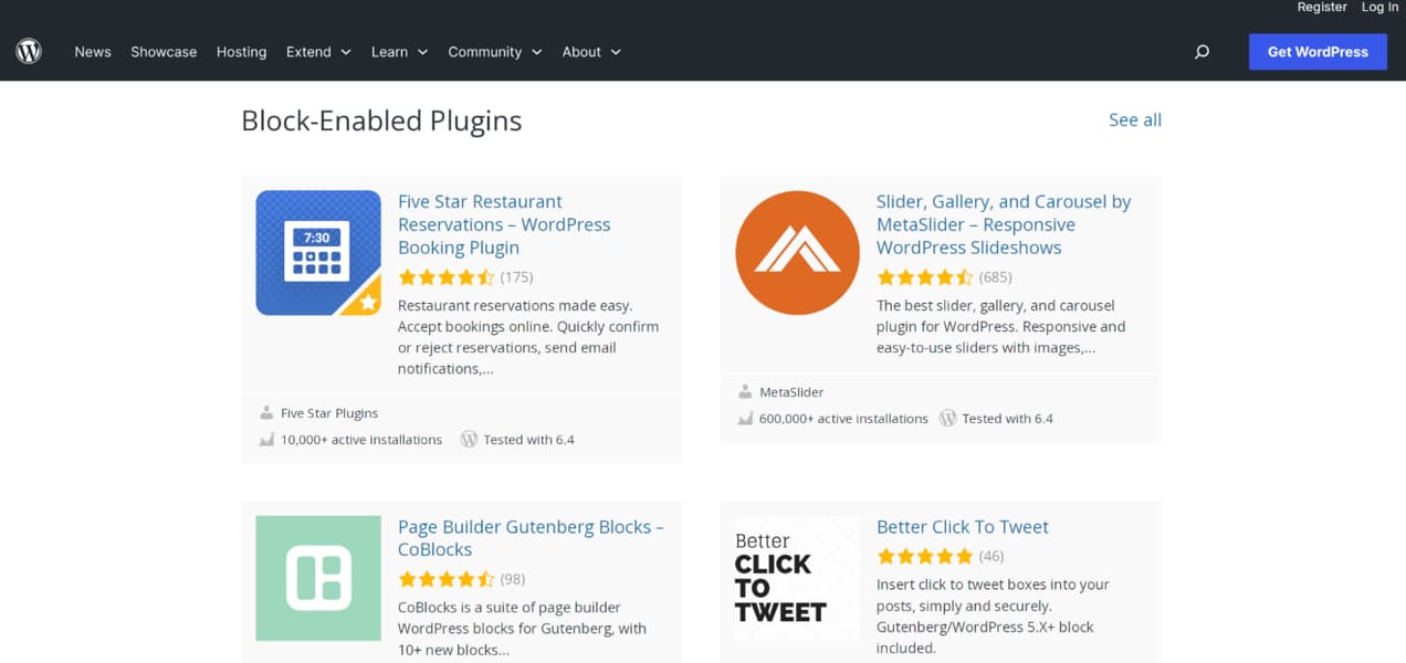 WordPress plugin library